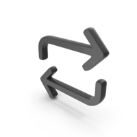Black User Interface Repeat Icon PNG & PSD Images
