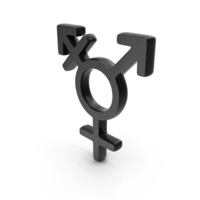 Black Transgender User Interface Icon PNG & PSD Images