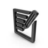 Black User Interface Writing Annotation Icon PNG & PSD Images