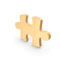 Light Orange Puzzle Piece PNG & PSD Images