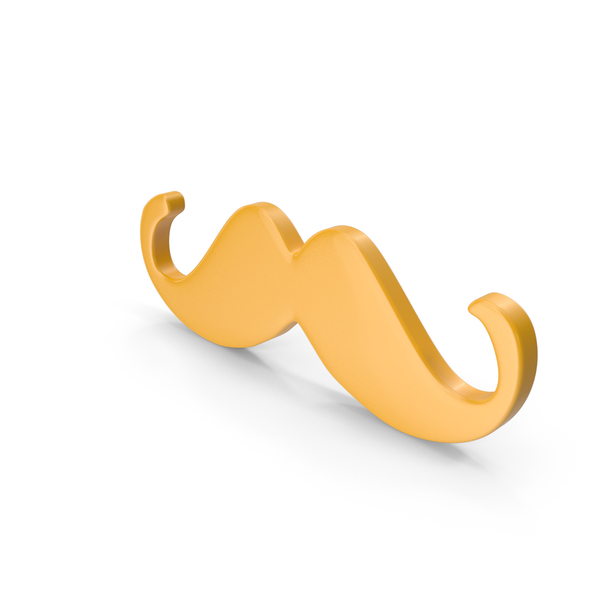 Yellow Moustache PNG & PSD Images