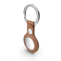 AirTag Leather Key Ring PNG & PSD Images