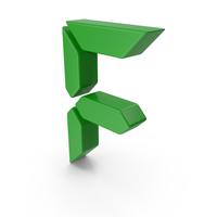 Digital Letter F PNG & PSD Images