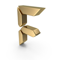 Digital Letter F PNG & PSD Images