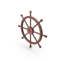 Rusty Painted Steering Wheel PNG & PSD Images