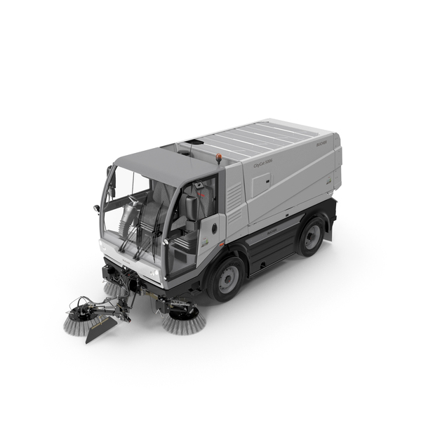 Bucher CityCat 5006清扫卡车2021 PNG和PSD图像