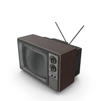 Toshiba Dirty CRT TV PNG & PSD Images