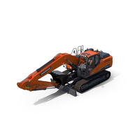 Doosan DX225LC-5 Crawler Excavator PNG & PSD Images