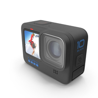 GoPro Hero 10黑色PNG和PSD图像