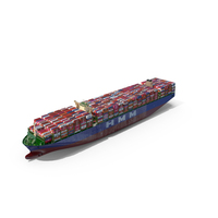 HMM Algeciras Class Container Ship PNG & PSD Images