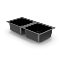 Black Double Sink PNG & PSD Images