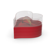Gold Ring In A Heart Box PNG & PSD Images