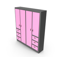 Pink Cabinet PNG & PSD Images