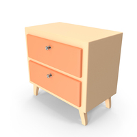 Orange Night Stand PNG & PSD Images
