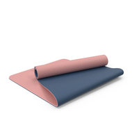 Yoga Mat Folded Pink PNG & PSD Images