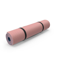 Yoga Mat Twisted Pink PNG & PSD Images