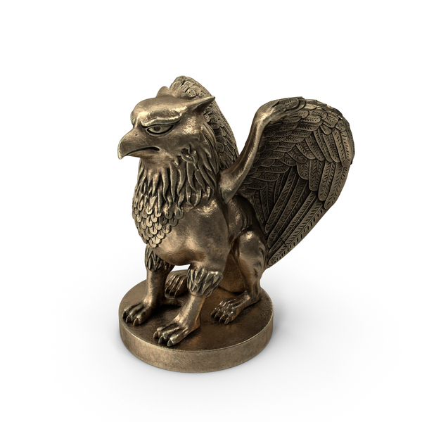 Griffin Statue Polystone PNG & PSD Images