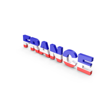 France Flag Text PNG & PSD Images