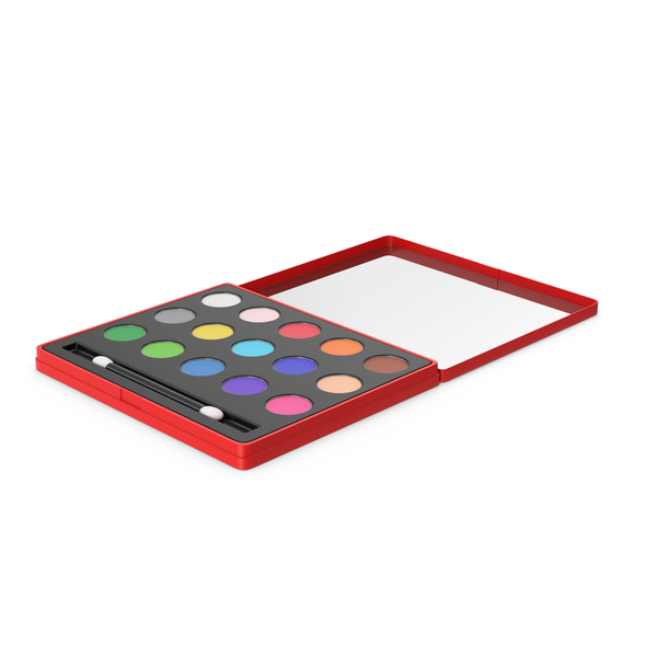 Red Eyeshadow Palette PNG & PSD Images
