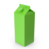 Milk Package Green PNG & PSD Images