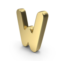 Font Cute W Gold PNG & PSD Images