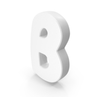 Font Cute B White PNG & PSD Images