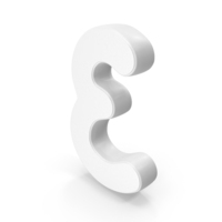 Font Cute E White PNG & PSD Images