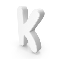 Font Cute K White PNG & PSD Images