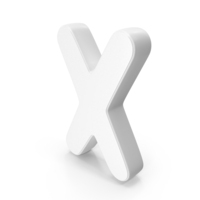 Font Cute X White PNG & PSD Images