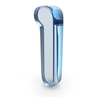Font Cute 1 Glass Blue PNG & PSD Images