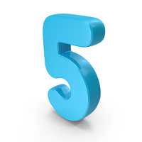 Font Cute 5 Blue PNG & PSD Images