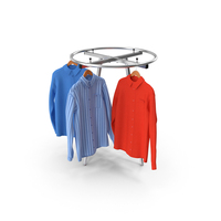 Round Clothing Rack PNG & PSD Images