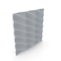 3D Wall Panel Half Pipe Ceramic PNG & PSD Images