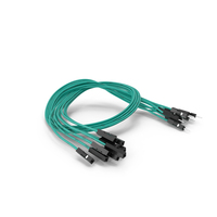 Jumper Wires Knotted Green PNG & PSD Images