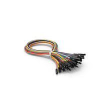 Jumper Wires Looped Multicolored PNG & PSD Images