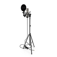 Studio Microphone Rode and Stand PNG & PSD Images