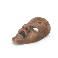 Theatre Tragedy Mask Red Marble PNG & PSD Images
