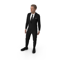 Man In Classic Suit Standing PNG & PSD Images