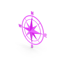 Compass Rose Purple PNG & PSD Images