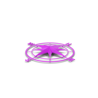 Purple Compass Rose Side PNG & PSD Images