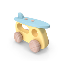 Surf Van Wooden Toy PNG & PSD Images