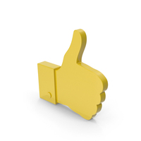 Yellow Like Symbol PNG & PSD Images