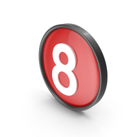 Red Button 8 PNG & PSD Images