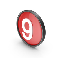 Red Button 9 PNG & PSD Images