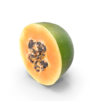 Green Papaya Bottom Part PNG & PSD Images