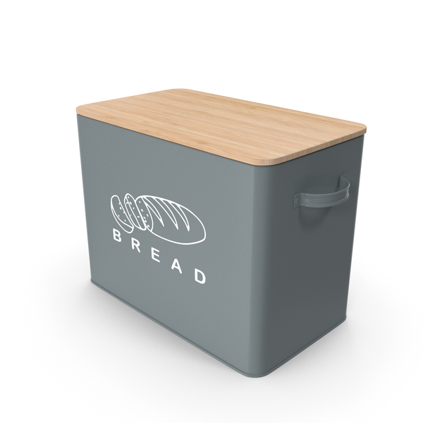 Kitchen Bread Box Grey Big PNG & PSD Images