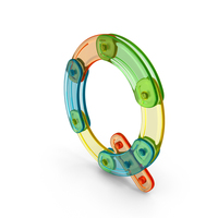 Plastic Constructor Set Letter Q PNG & PSD Images