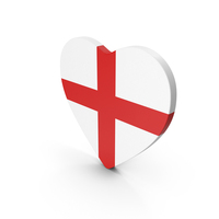 England Heart Flag PNG & PSD Images