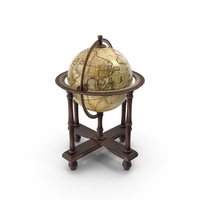 Stylized Medieval Globe PNG & PSD Images