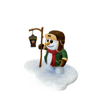 Stylized Snowman PNG & PSD Images